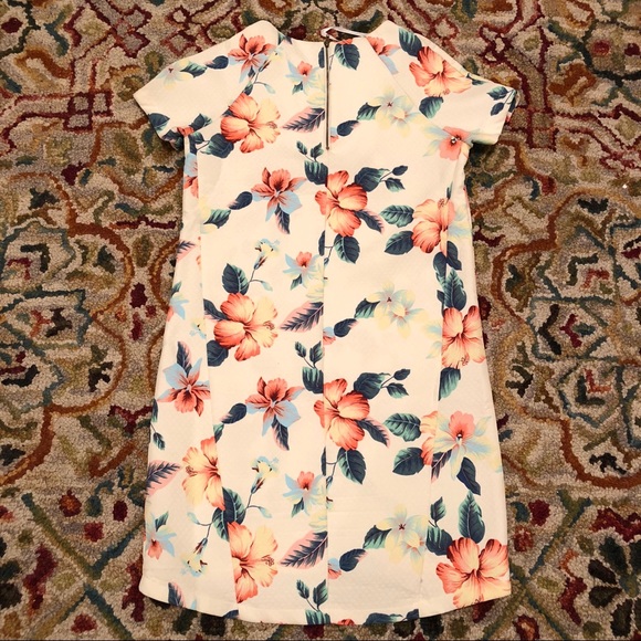 AX Paris Shift Floral Print Shift Dress Size 8 - Picture 3 of 7